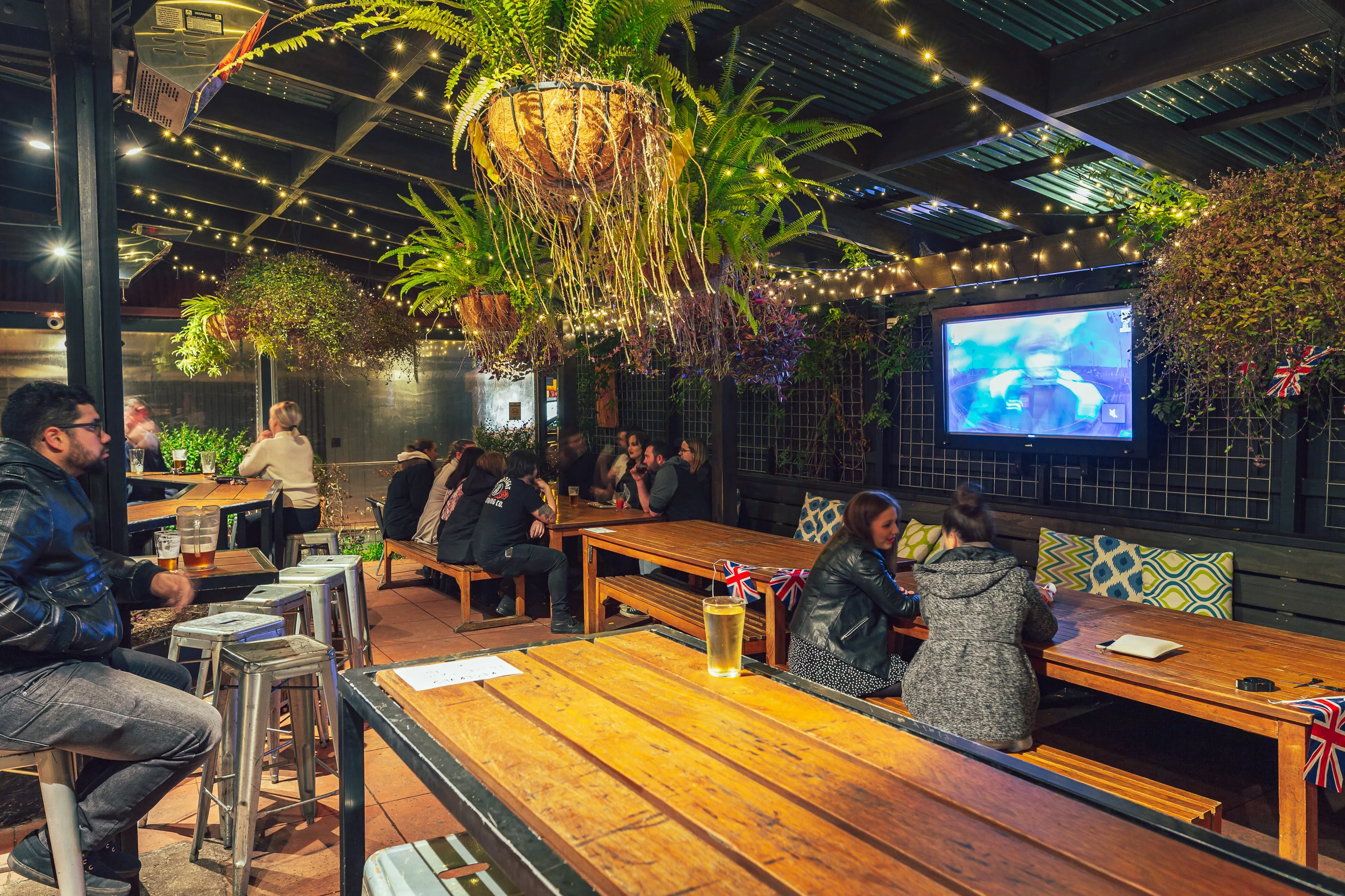 Beer Garden — THE PEACOCK HOTEL